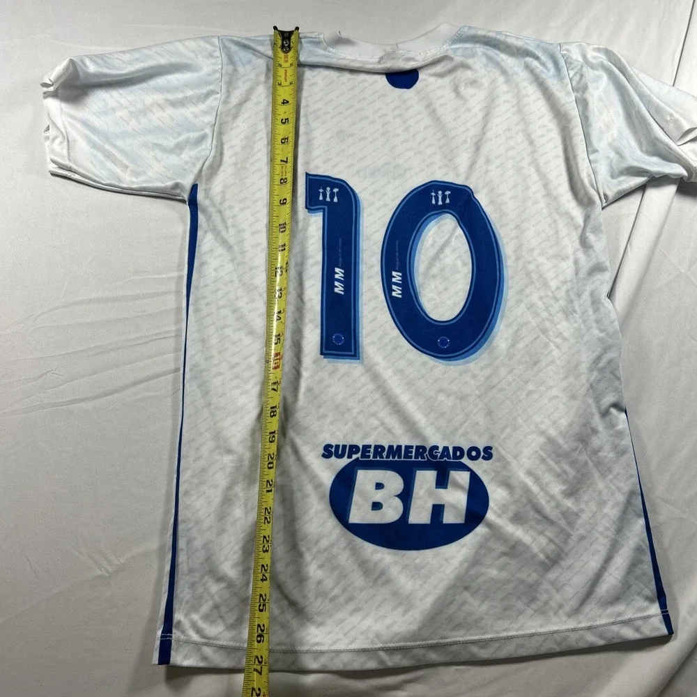Adidas Cruzeiro EC Soccer Jersey Blue Gold Betfair AEROREADY Men’s Size M #10
